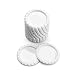 Craft Bottle Caps Flat Decorative Bottle Cap for Hair Bows,DIY Pendants or Craft Scrapbooks White,100 PCS