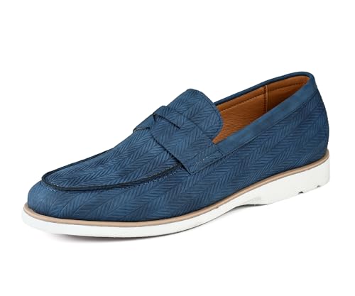 Amali Levi Two Tone Penny Loafer Slip-On Shoes for Men