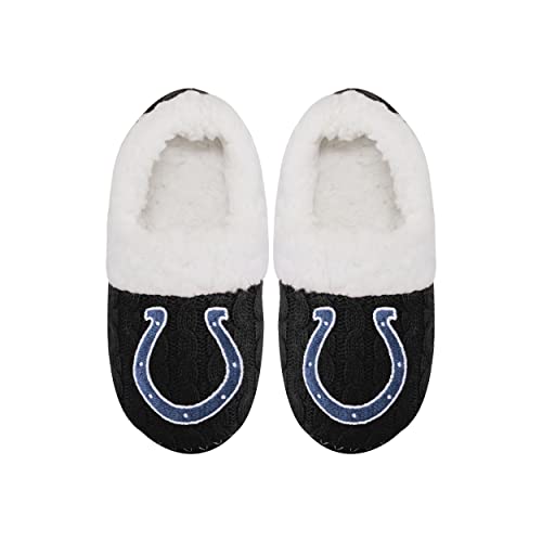 Image of FOCO Womens NFL Team Color Moccasin Slippers | Casual Slippers