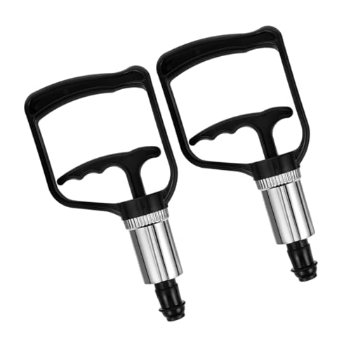 SAFIGLE 2pcs Handheld Manual Cupping Pump Massage Suction Cupping Tool Device Plastic Material Easy to Use Lightweight