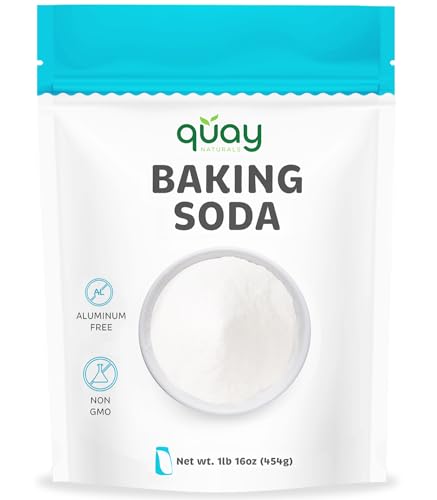 Quay Naturals Pure Baking Soda 1lb - Aluminum-Free,...