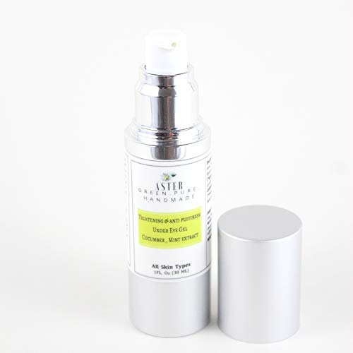 Aster Skincare Tightening & Anti Puffiness Under Eye Gel Cucumber & Mint Extract