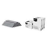 AmazonBasics Standard Stapler Staples, 5000 per Pack,10-Pack & Multipurpose Copy Printer Paper - White, 8.5 x 11 Inches, 3 Ream Case (1,500 Sheets)