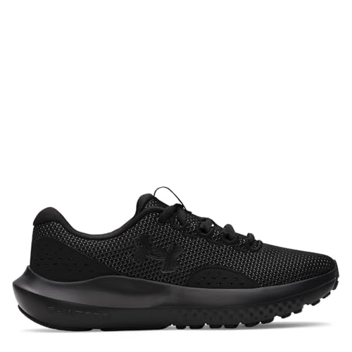 Under Armour Ua W Charged Surge 4 Running Shoe, Black, 3.5 UK