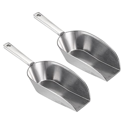 PATIKIL Ice Scoops, 2 Pack Aluminum 7.09