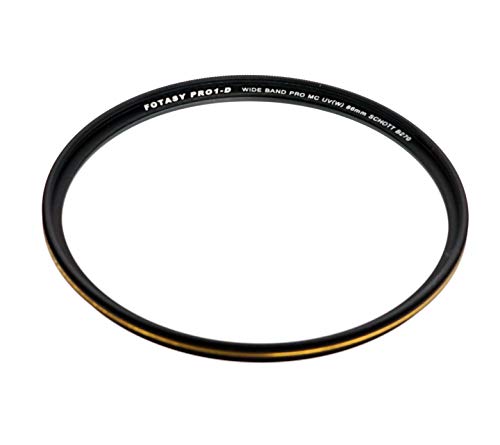 Image of Fotasy 86mm Ultra Slim UV Protection Lens Filter, Nano Coatings MRC Multi Resistant Coating Oil Water Scratch, 16 Layers Multi-Coated 86mm UV Filter, Schott B270 Glass