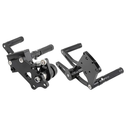 Fixation repose-pieds avant Softail Night Train en acier noir premium