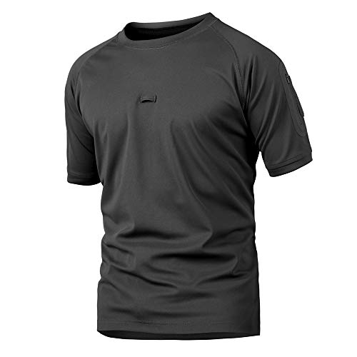 Tactical T-shirt ToCoQ[ GA\tg MA AEghA V[eBO ˌ  ʕ 퓬 ^NeBJ BDU  Robg TVc ʋC - Black - M