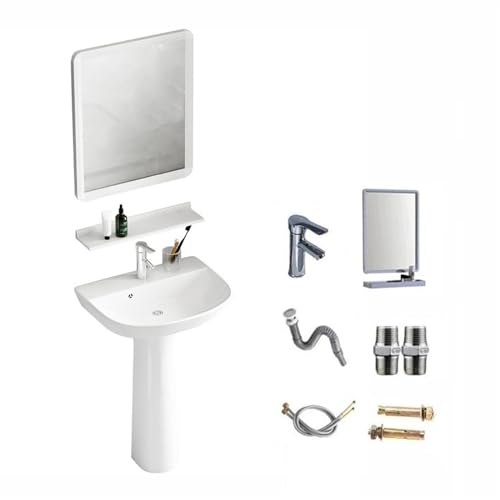 El mejor review de Lavabo pie blanco que Puedes comprar On-line. 20 Imagen adicional