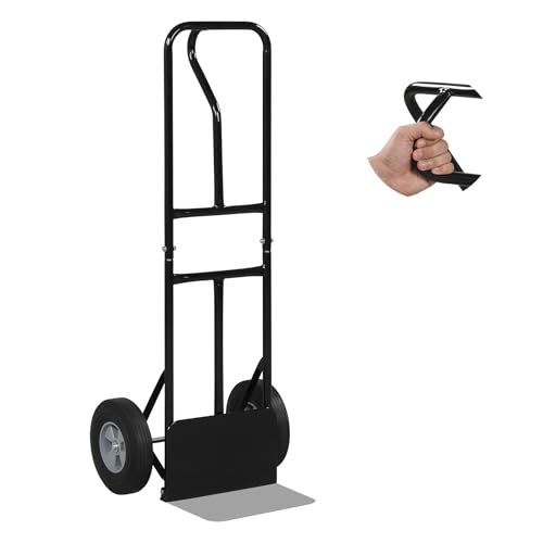 Image of Goplus Metal Hand Truck, Heavy Duty Dolly with 600 LBS Capacity