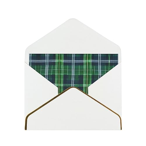 Zishak SN-127 Blue Scottish Tartan Radiant Gratitude Cards-Wedding,Friendship,Anniversary Greeting Cards cover