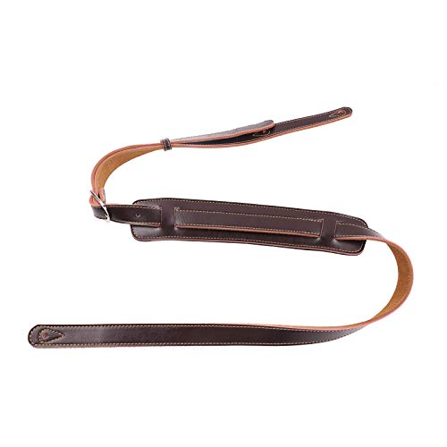rayzm Sangle de 5,5cm de largeur avec renforcement épaule et doublure daim, ceinture de qualité en cuir véritable pour… - Les Beatles, Paul McCartney, John Lennon, RIngo Starr, George Harrison rayzm Sangle de 5,5cm de largeur avec renforcement épaule et doublure daim, ceinture de qualité en cuir véritable pour… – Image 5