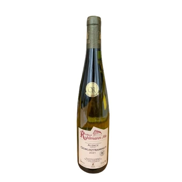 Gewurztraminer - Alsace Blanc 2021 demi-sec 13,5% - Gilbert RUHLMANN - 1 x 75cl.