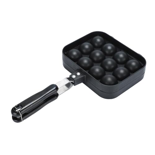 Operitacx アルミたこ焼きグリルパン 多孔設計で均一加熱 耐摩耗性底面 ノンスティック加工 家用たこ焼き器 キッチンベーキングトレイ