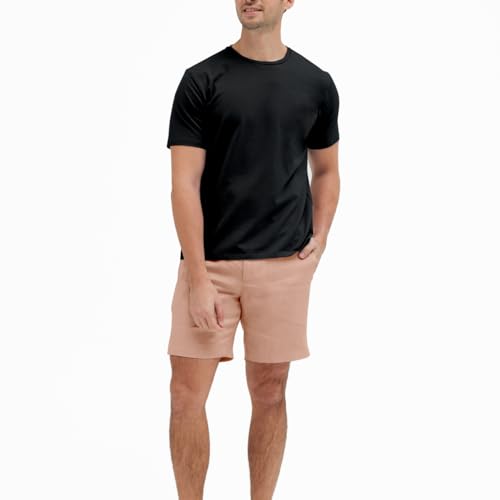 Kit 2 Short Linho Bermuda Premiun Masculina Moda Praia Luxo Hyve (BR, Alfa, G, Regular, Regular, Sal