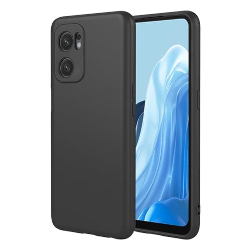 SEAHAI Case for OPPO Find X5 Lite 5G, Ultra Thin Silky-Soft Touch Liquid Silicone Phone Cover with Shockproof Airbag Design
