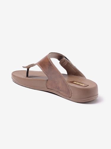 Image of WELCOME Soft Men's Slippers with Cushion FootBed for Adult | Comfortable & Light Weight | Stylish & Anti-Skid | Waterproof & Regular Flip Flops for Gents /Boys