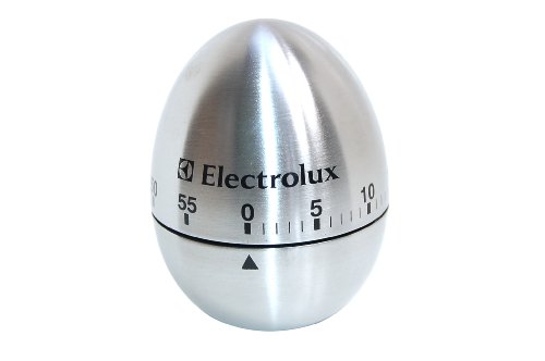 Electrolux Satin Metal Egg Shaped Cooking Timer. Genuine Part Number 50286479006
