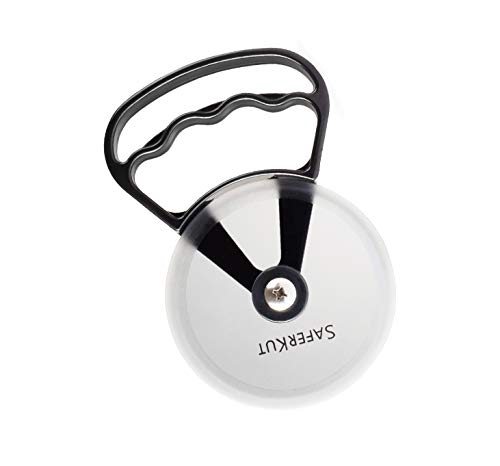 Plastic Pizza Cutter by SAFERCUT – Safe Pizza Cutter for Non-Stick Pans –