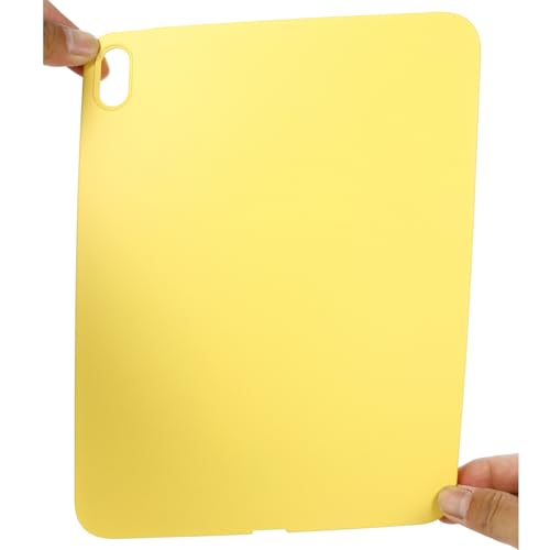 Coque iPad 10 antichoc et légère en silicone jaune 2022 - 6