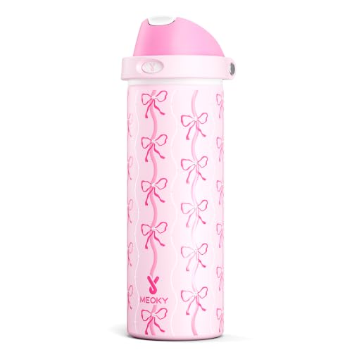 Image of Meoky 24 oz Insulated Stainless Steel Water Bottle for School