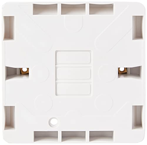 Knightsbridge CU1400 CU Boîte de rangement simple à bords incurvés Blanc 25 mm Cover
