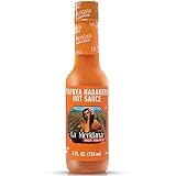 La Meridana Papaya Habanero Hot Sauce - Authentic Mexican Flavor, Imported Habanero Pepper Hot Sauce Bottles, Gluten-free, Kosher and Vegan