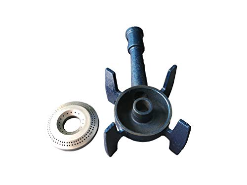 Image of Indian Iron (Home Purpose) Gas Stove with 1 Burner & Fitting Kit Manual Gas Stove (Burner Diameter 8.75 Inches)