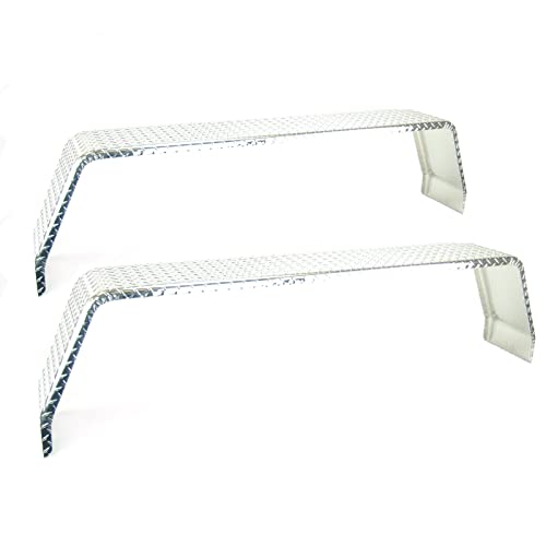 Sturdy Built (2)- Aluminum Tread Plate Tandem Axle Boat or Utility Trailer Fenders 10x68x16,22942-2