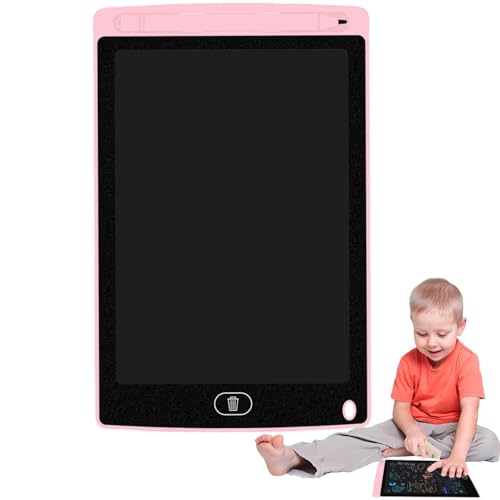 Electronic Doodle Pad para niños, juguete para niños negros en negrita de 8.5 pulgadas - Protección de vista electrónica Smart Sketchpad con bolígrafo