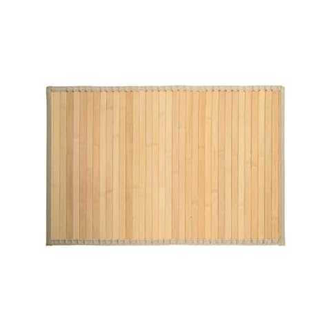 HERSIG - Alfombra de Bambu Natural Rectangular Cover