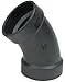Mueller Industries 02886H 2 in. 45 & Degree Hub x Hub Ell