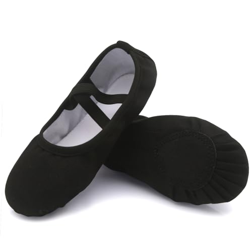 Acfoda Chaussures de Ballet Doux Toile Chaussons de...