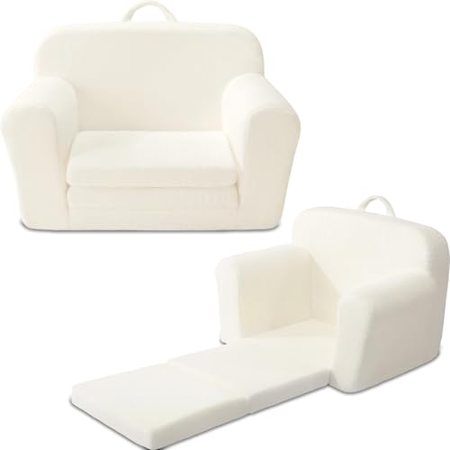 Eufurnibi Canapé Enfant Convertible en Mousse - Fauteuil Bebe 2