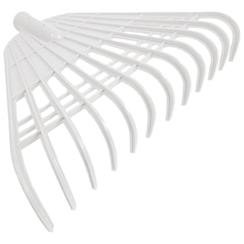 Image of BESPORTBLE Gardening Hand Tool Leaf Rake for Yard Plastic Rake Fine Teeth for Garden Sanitation