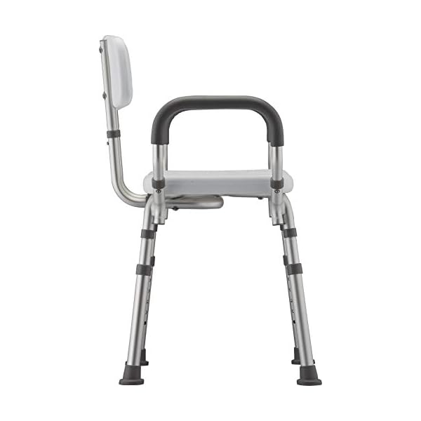 NOVA Medical Products Shower & Bath Chair with Back & Arms & Hygienic