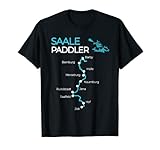 Saale Karte zum Paddeln auf der Saale