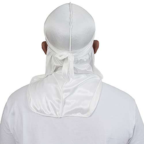 ForceWave Silky Durag for Men Wave Cap Satin Dorag for Men Women 360 Wave