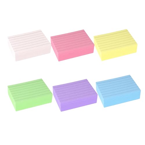 Notas con rayas de doble línea coloridas: el juego ideal para tu escritorio de oficina