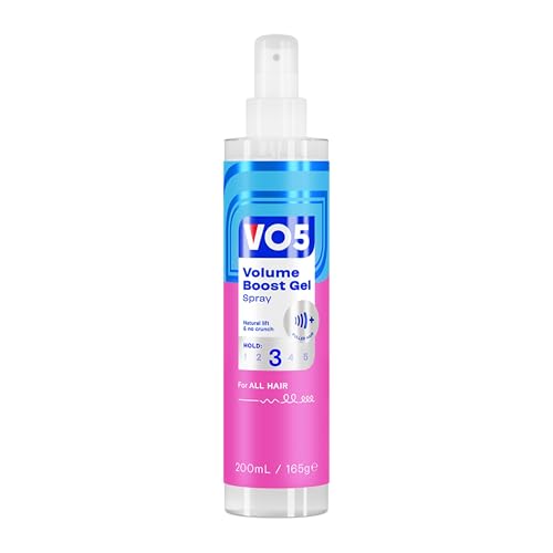 Vo5 Volume Boost 24-Hour Humidity Protection Gel Spray for All-Day Hold 200ml