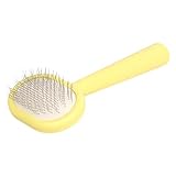 Mobestech Haustierkamm Katze Kunststoff Kamm Ergonomisch Langgriff Massagekamm für Sanfte Fellpflege und Komfortables Entwirren bei Katzen und Anderen Haustieren