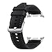 Produktbild Samsung Hybrid Band (S/M/L) ET-SLL50 für die Galaxy Watch8 | Watch8 Classic, Uhrenarmband im Lederlook, Widerstandsfähiges Armband, Original Zubehör, elastisch, langlebig, guter Sitz, Black