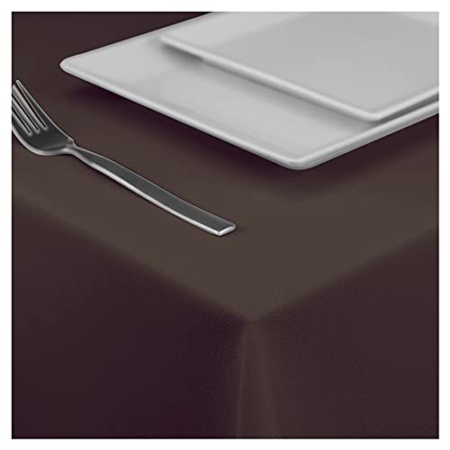 Linge de table de qualité supérieure StoffTex nappe chocolat pour salle à manger - 3