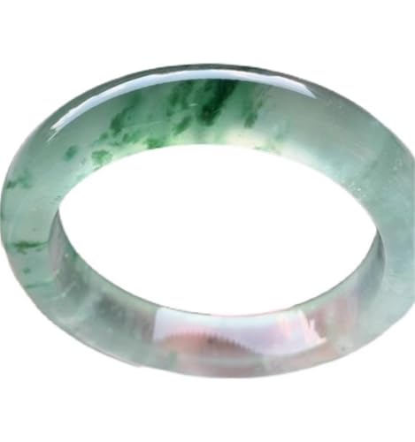 Bracelet en jade de Birmanie véritable type jadeite transparente de haute qualité 60mm