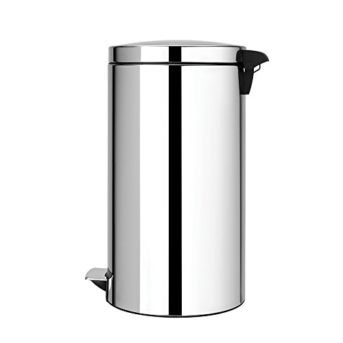 Brabantia Pedal Bin Silent Pattumiera in Acciaio