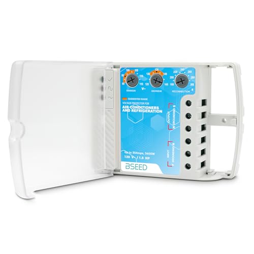 Bseed N020-120-1P Surge Protector, Surge Protector Outlet For Refrigerator, Wiring Heavy Duty Power Surge Protector Voltage Regulator For Tv, Computer And Home Appliances cover