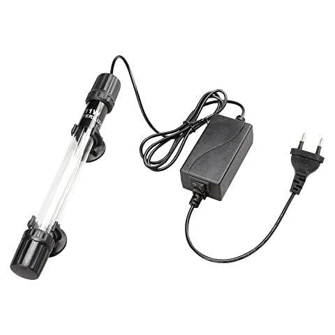SENZEAL UV Lampe Aquarium 11W Aquarium UV Sterilisator Licht Gegen Algen Wasserdicht UV-Sterilisator Cover