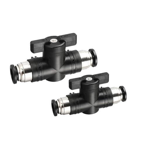 Válvulas manuales de interruptor para regular tuberías de aire comprimido de 6 mm 3