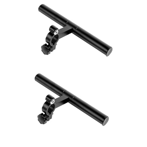 Extendeur de guidon de vélo Toddmomy en noir lot de 2
