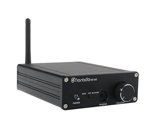 Image of Narada NE-60 Hi-Fi Bluetooth Desktop and Gaming DAC, ESS Sabre DAC ESS9038Q2M Chip, 24-bit /192kHz, Multi-Codec Support, Headphone Amplifier